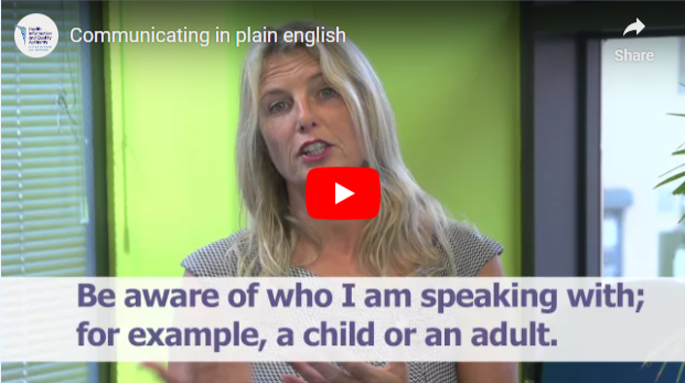 Communicating in plain english for children video thumbnail, click to play on youtube