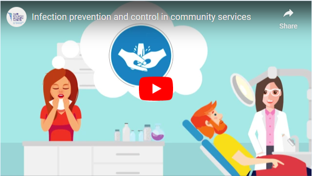 Infection prevention and control video thumbnail, click to play on youtube